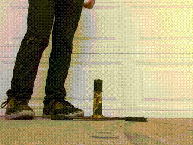 Video showing a rainbow flip