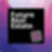 Black boxs with a "Future Real Estate text on it"