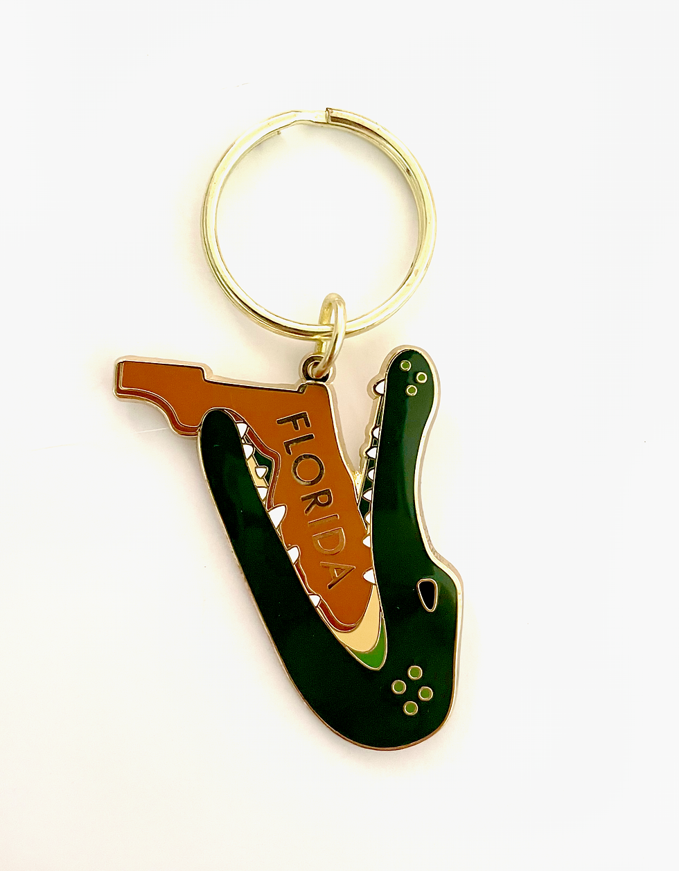 Thumbnail: Florida Gator Enamel Keychain