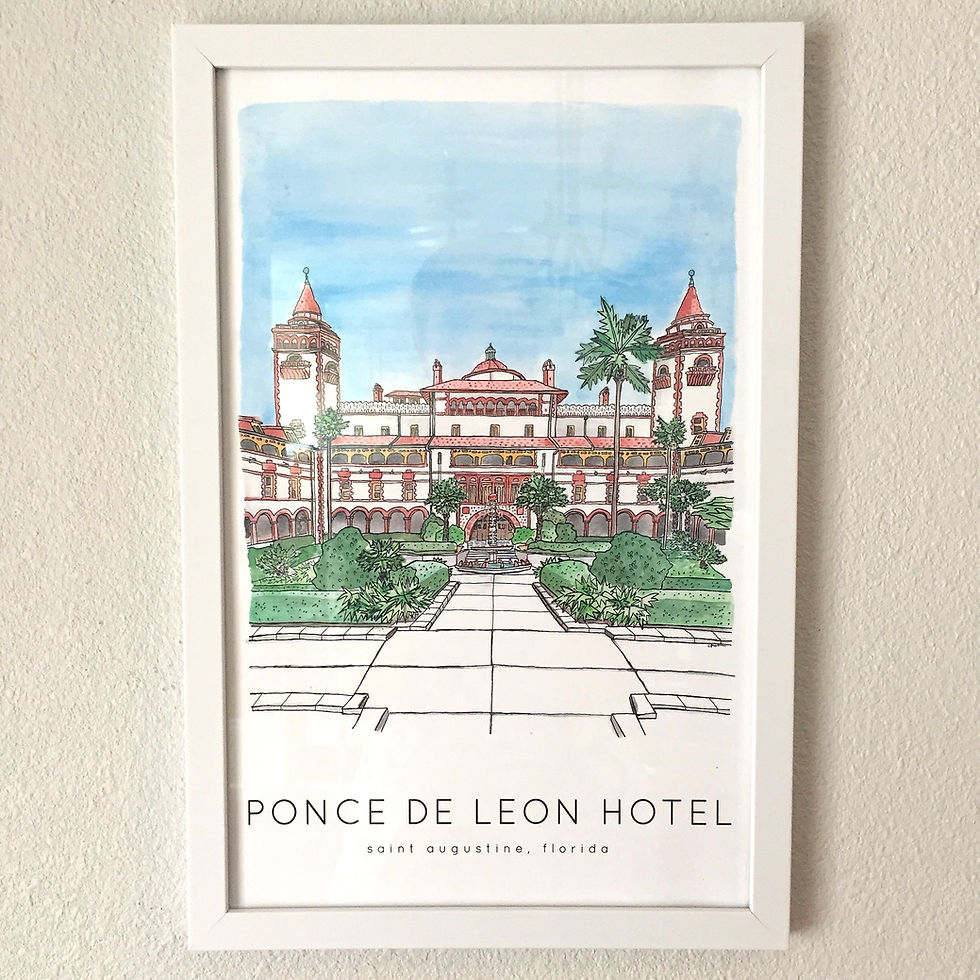 Thumbnail: Ponce de Leon Hotel Print