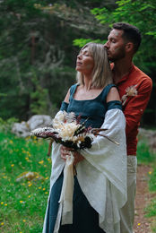 séance photo Mariage couple en pleine nature