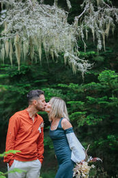séance photo des deux mariés