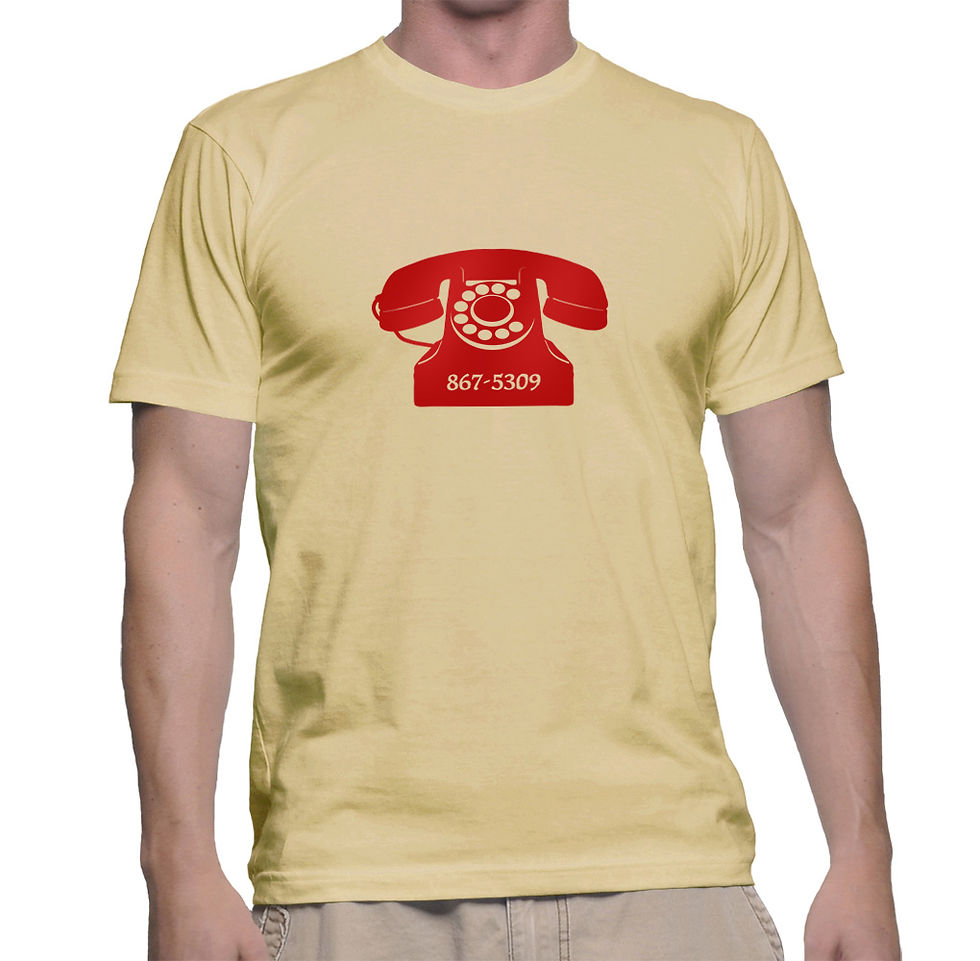 Thumbnail: 867-5309 Jenny Unisex Crew T-Shirt