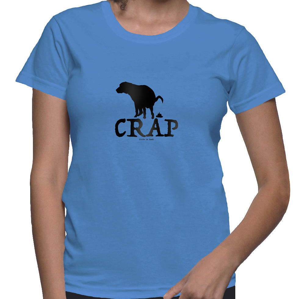 Thumbnail: Crap with Text Women's Crew T-Shirt