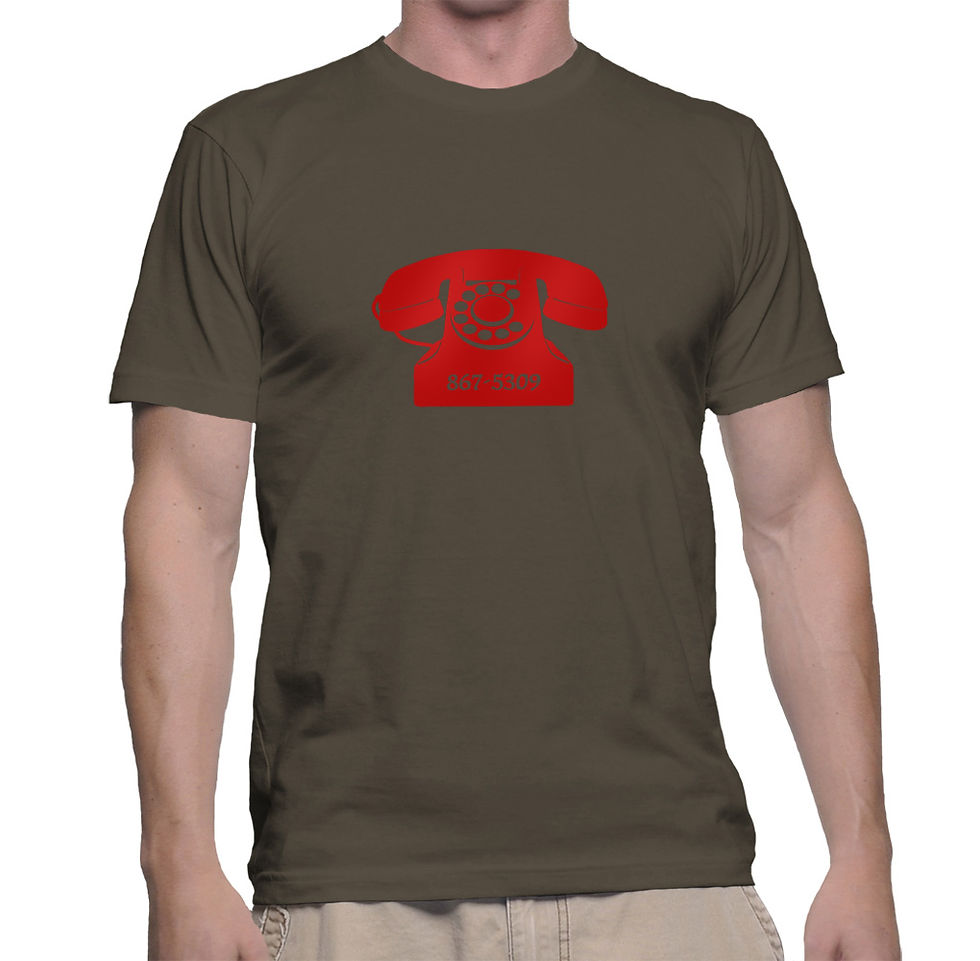 Thumbnail: 867-5309 Jenny Unisex Crew T-Shirt