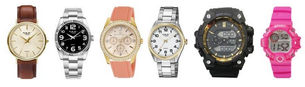 A collection of watches supplied by Timeline Watches.