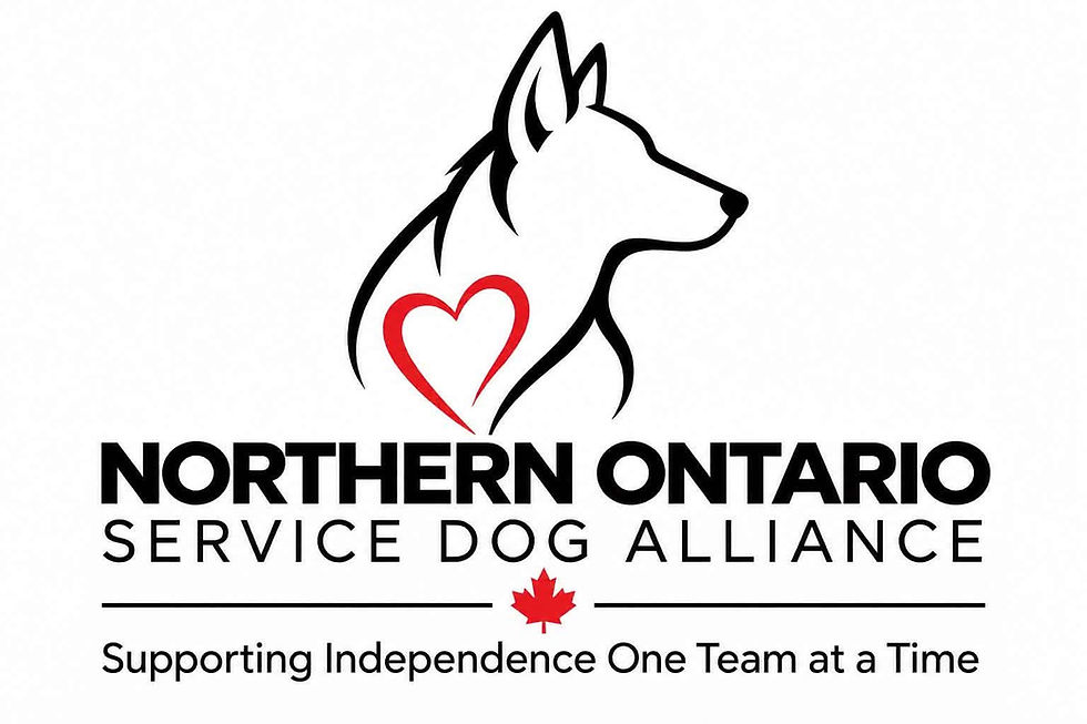 Northern Ontario Service Dog Alliance Logo