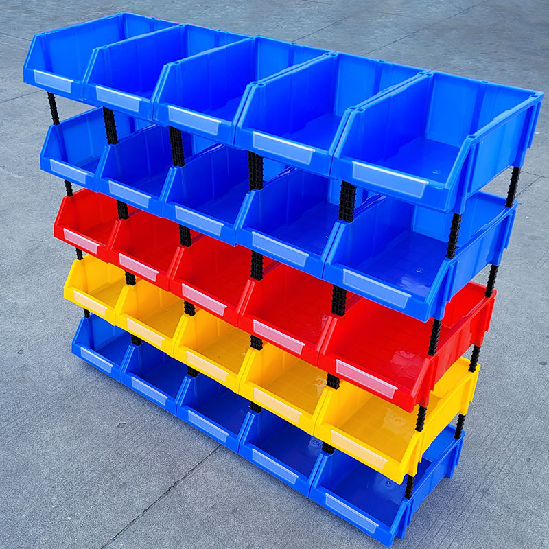 Thick Plastic Parts Box Slant Storage