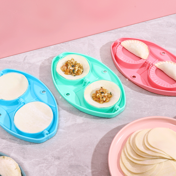 Miniature : Dumpling Maker – Eco-Friendly Plastic Kitchen Tool for Easy Dumpling
