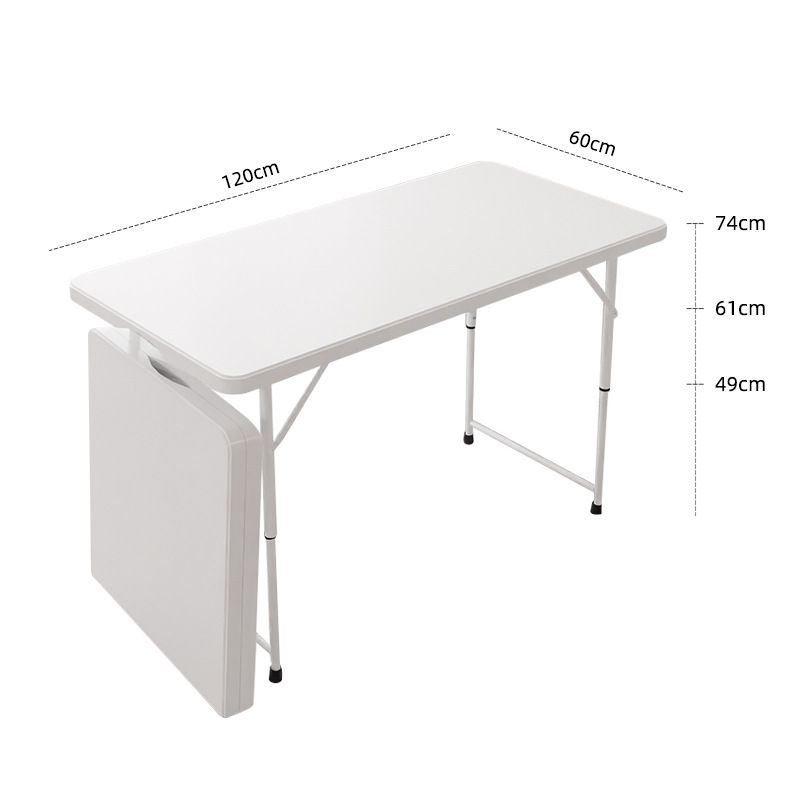 Miniature : Portable Folding HDPE Table for Outdoor, Dining, Study, Stall & Exhibition