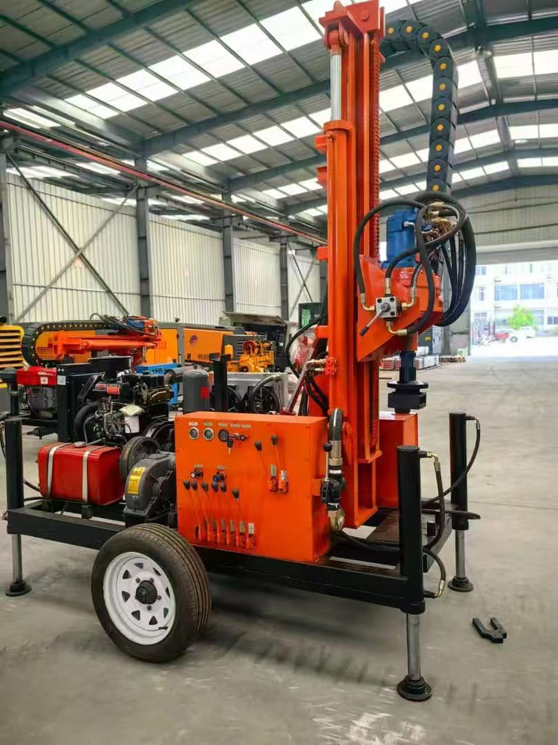 Thumbnail: ZH-280 Portable Drilling Rig with 42KW Diesel Engine for 230m Depth