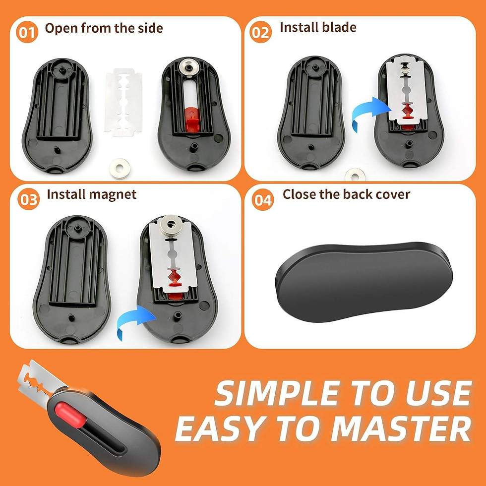 Thumbnail: Bread Scoring Tool Magnetic Bread Lame with 5pcs Blade Easy Hand Sliding Dough