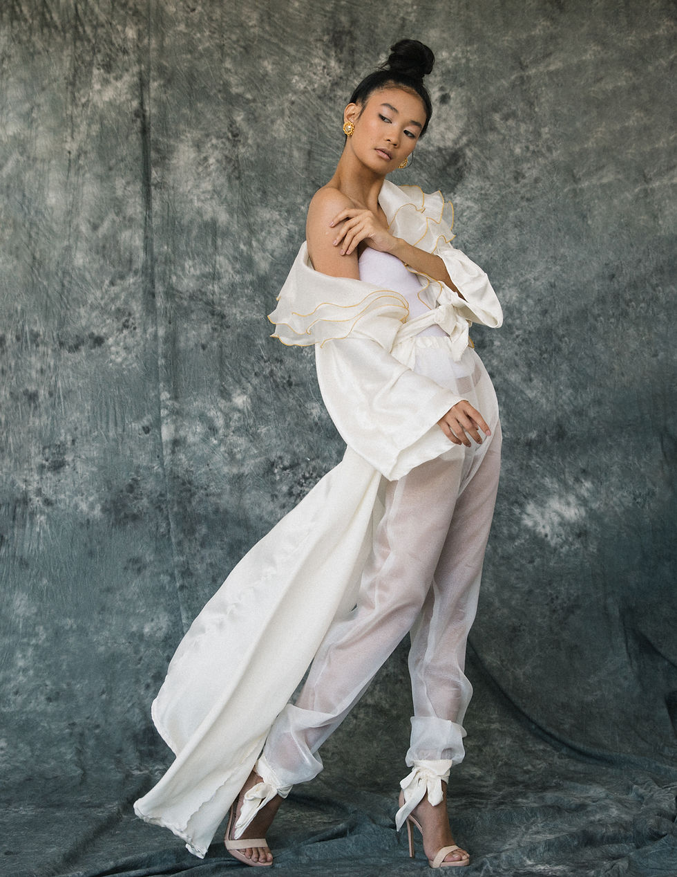 Thumbnail: Organza Tie Joggers