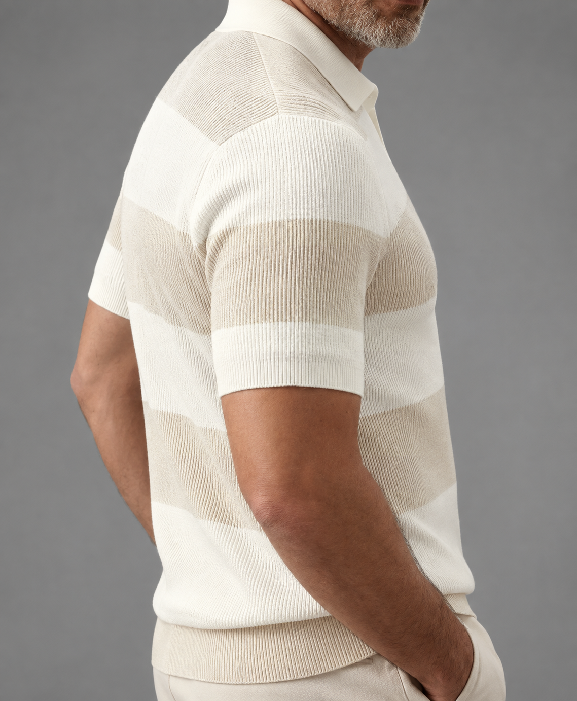 Mesh Ice Silk Short Sleeve T-shirt Mens Clothing