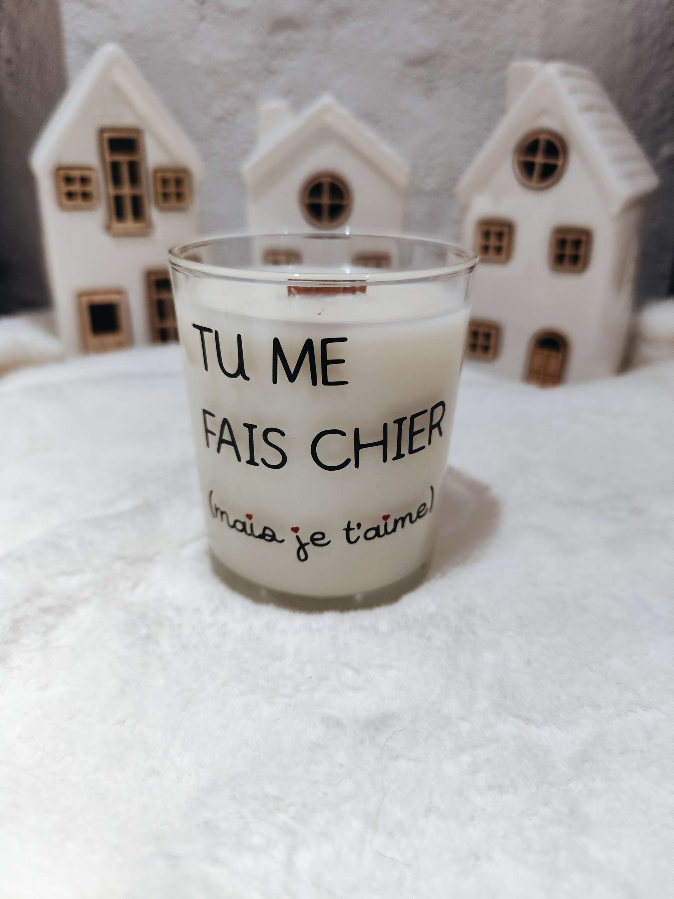 Ma Bougie Personnalisée, 200g  (avec texte ou dessin d'