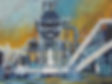 Mante religieuse,huile technique mixte