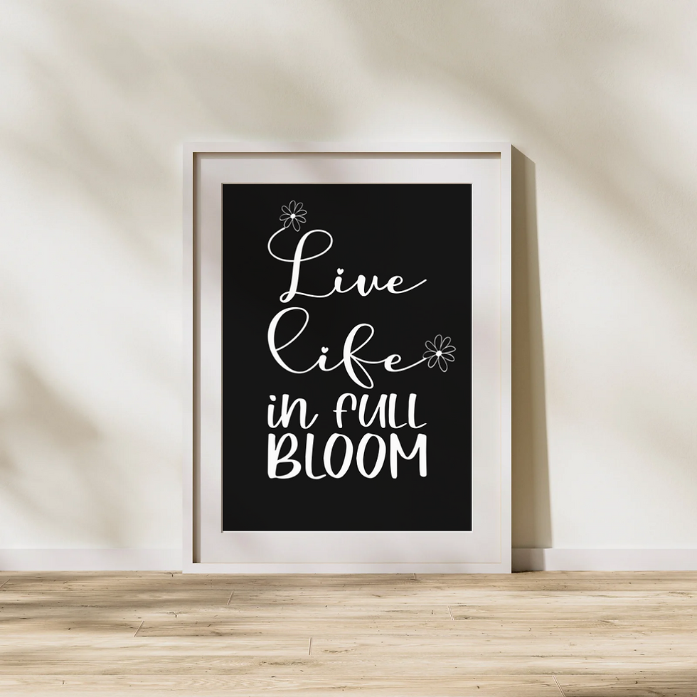 Thumbnail: Blooming Life | A set of 3 Life Quote Printable