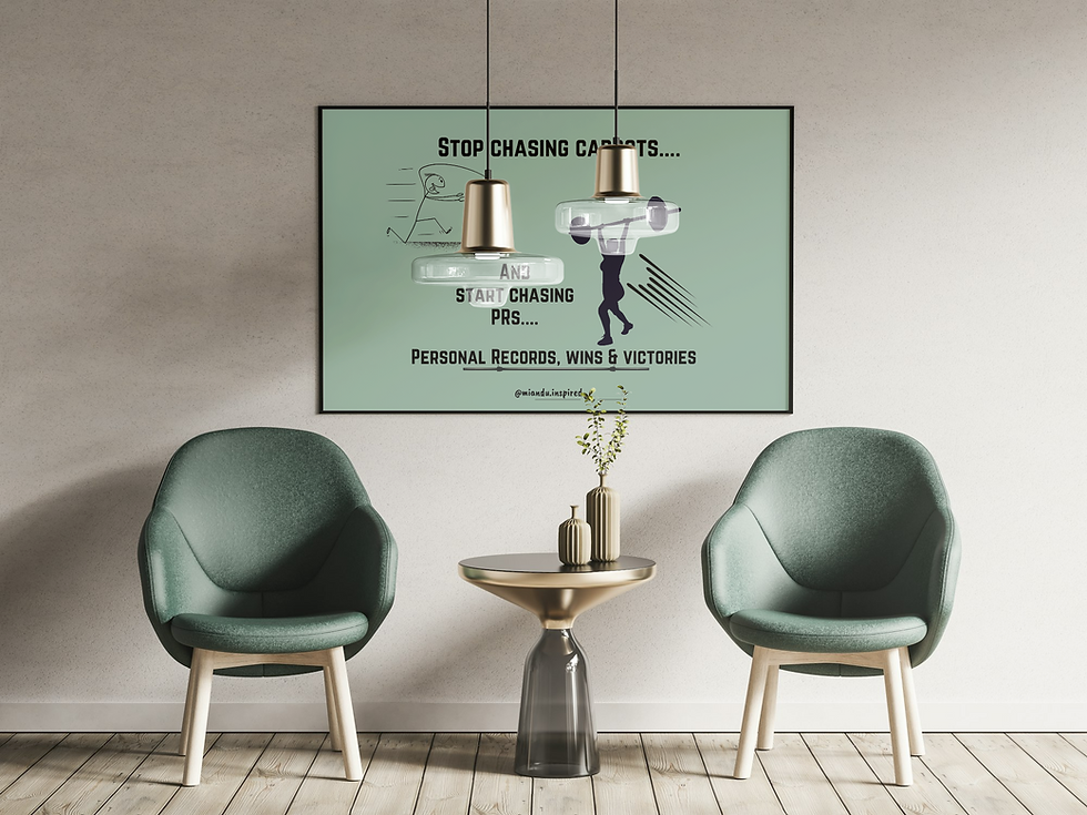 Thumbnail: The PR Mindset | Stop Chasing Carrots Motivational Printable | Set of 3