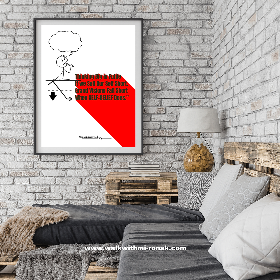 Thumbnail: Don't Sell YourSelf Short | Quote Printable for Self Belief
