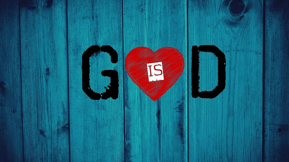 Advent image of God with heart