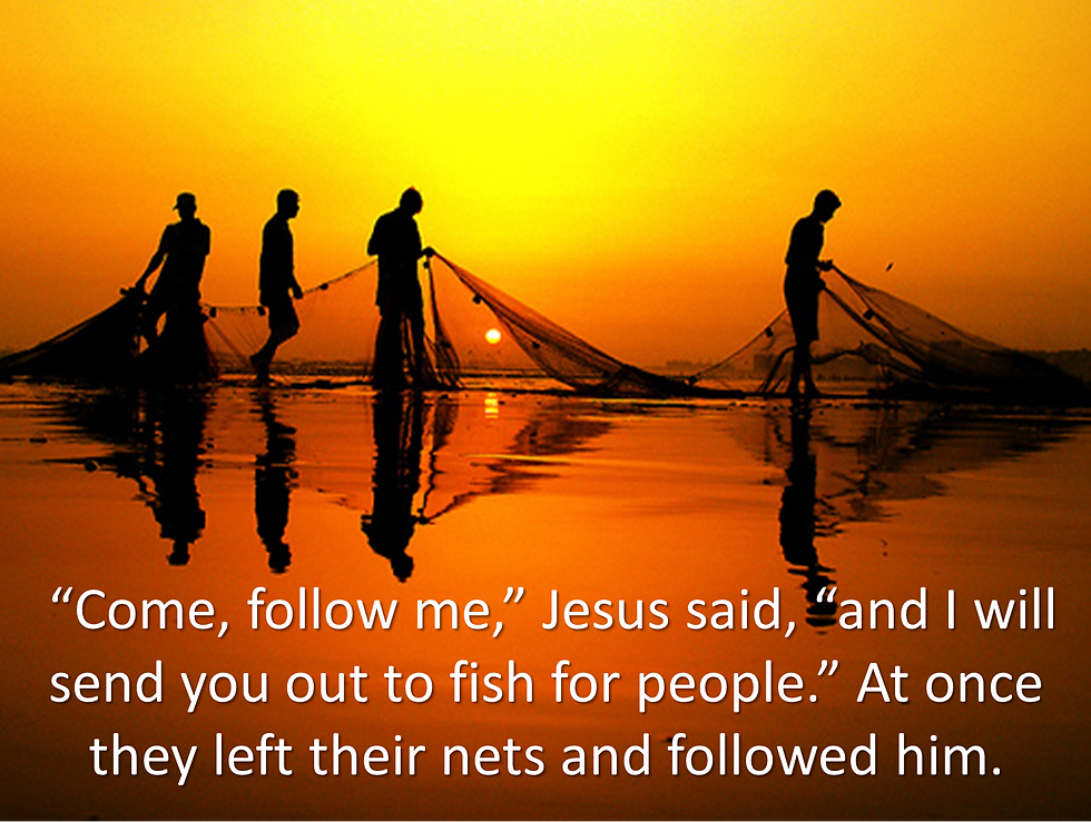 fishermen holding net during sunset