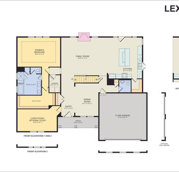 Lexington Model First Floor from PDR Homes