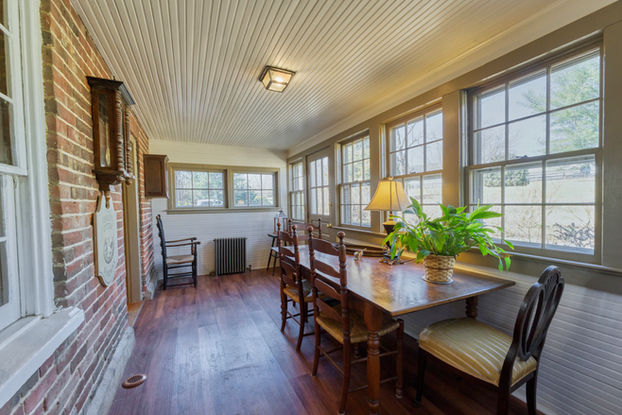 Dining at The William Smith House from Hunt Country SIR Realtor Janeen Marconi