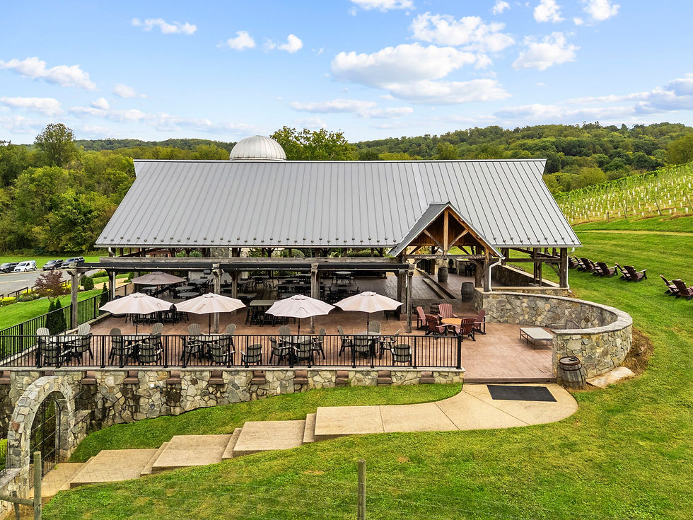 pavilion view at creeks edge winery