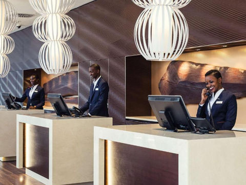 Reception at Raisson Blu Kigali