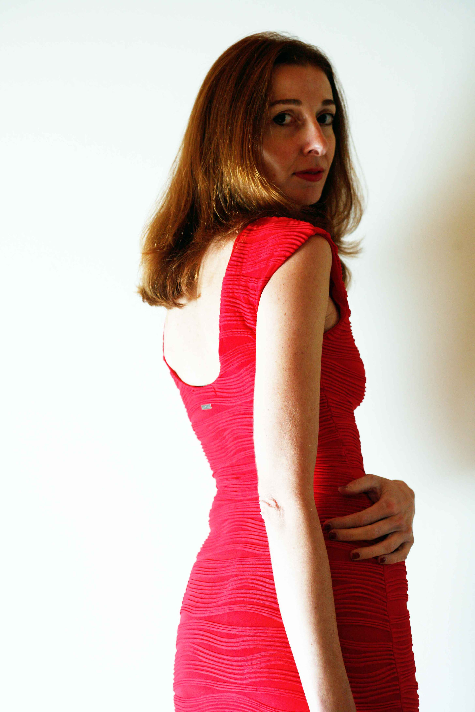 Red dress second skin