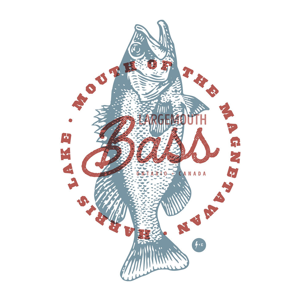 Thumbnail: Mouth of the Magnetawan Largemouth Bass - Unisex Sweatshirt