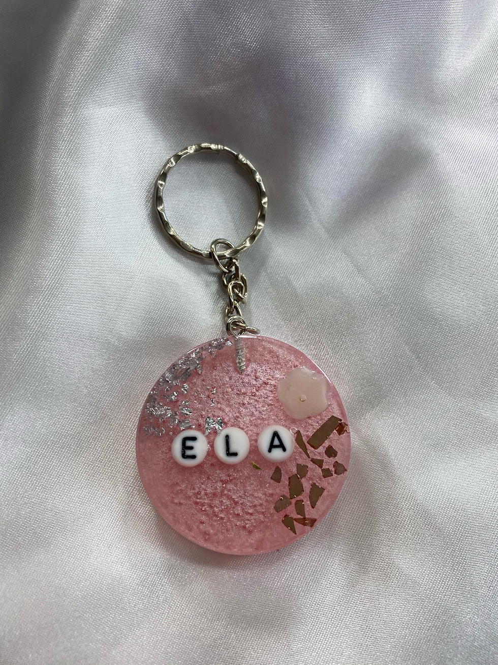 Thumbnail: Round Personalised Keyring