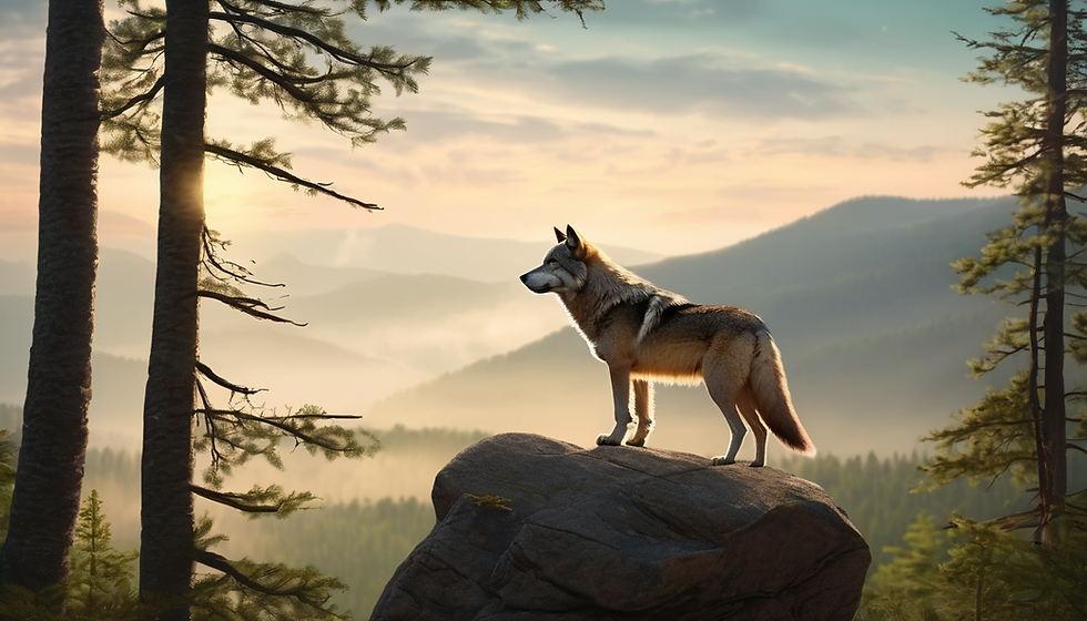 Guided Wolf Sanctuary Exploration