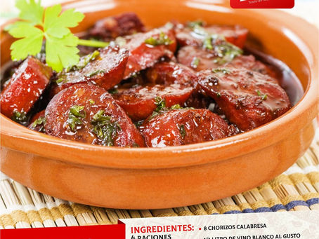 CHORIZOS AL VINO BLANCO