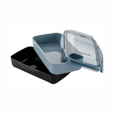 Marmita Lunch Box Preta Electrolux. Capacidade de 950 Milliliters.
