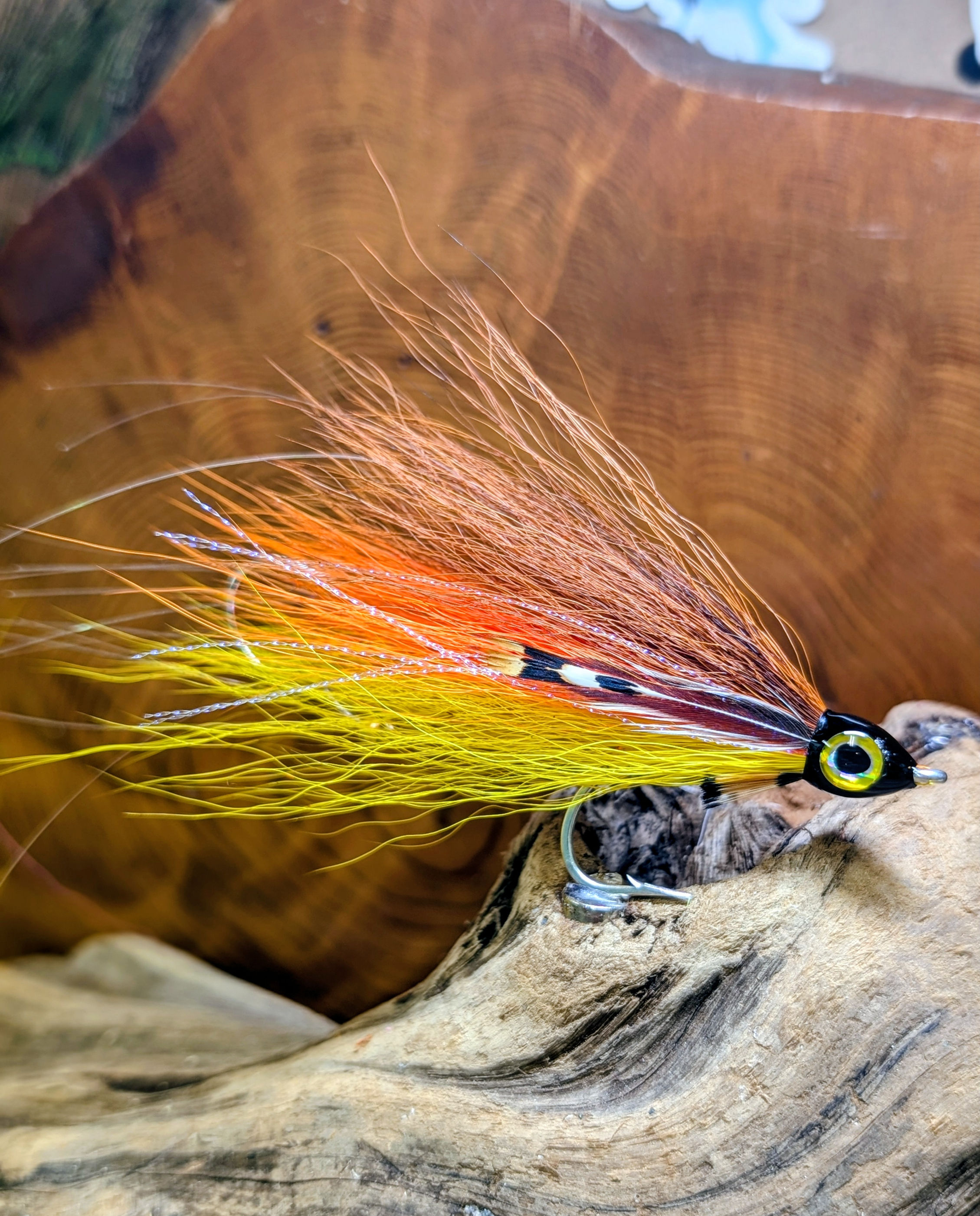JCS Bucktail Streamer Fly Side View