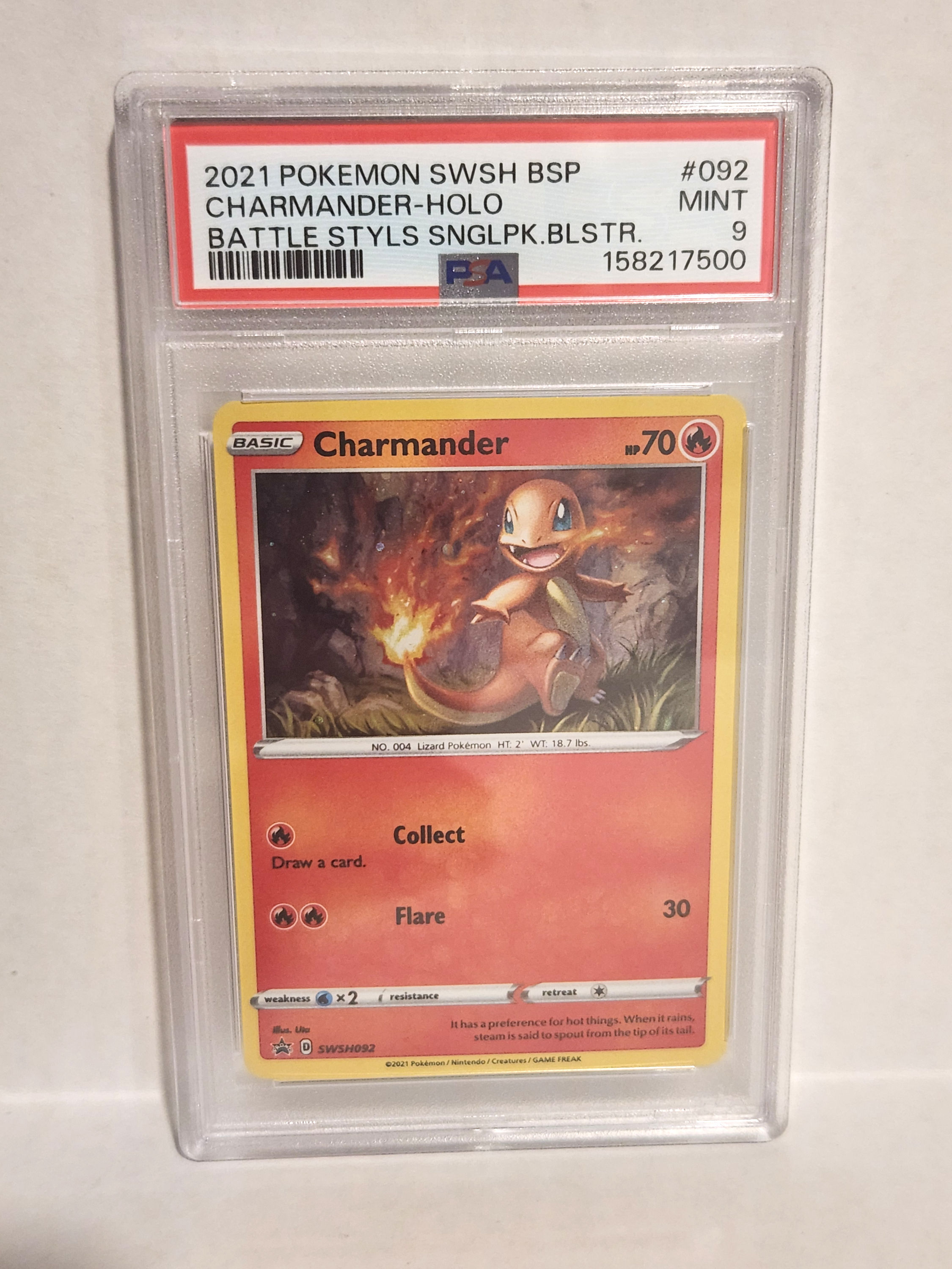 Charmander | Sword & Shield Promo 092 Promo [PSA 9]