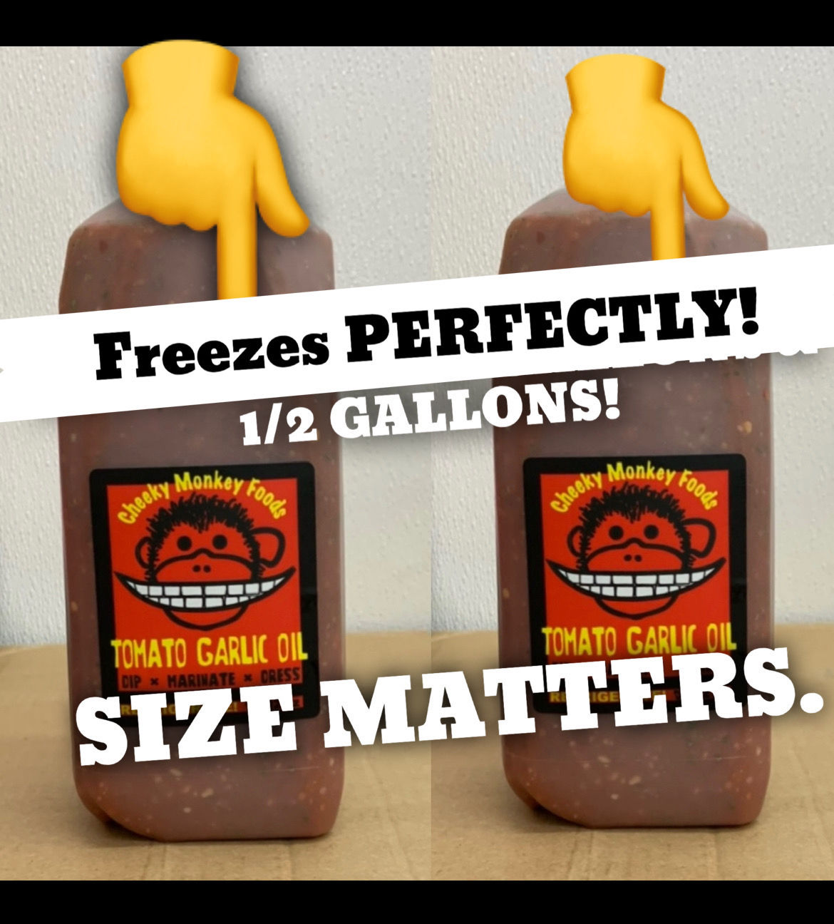 ⭐️⭐️ TWO ⭐️⭐️ HALF-GALLONS MMMonkey DELICIOUSNESS!