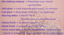 Glosario de Maquillaje y Acabado