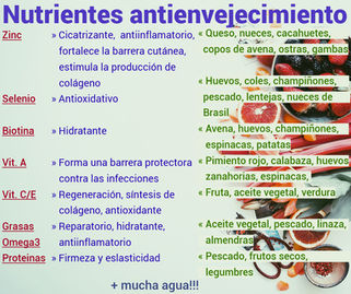 Nutrientes Antienvejecimiento