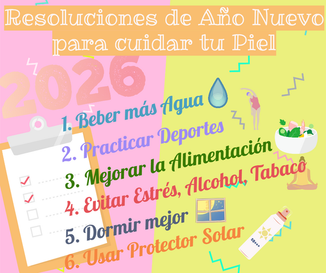 Resoluciones de Año Nuevo para cuidar tu Piel