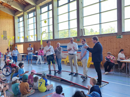 Mein Besuch beim 17. Spiel- und Sportfest für Menschen mit und ohne Behinderungen im Landkreis Starnberg am 6. 7. in Söcking