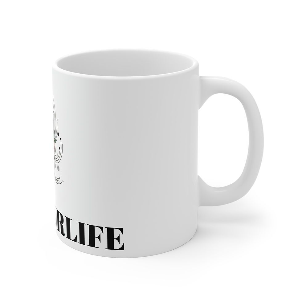 Thumbnail: Fuel Your Life ceramic coffee mug for everyday use