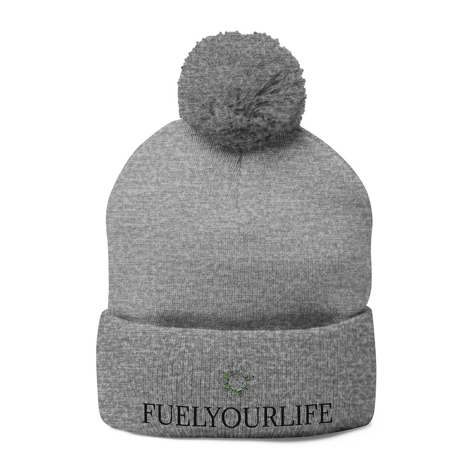Fuel Your Life beanie for cold weather comfort