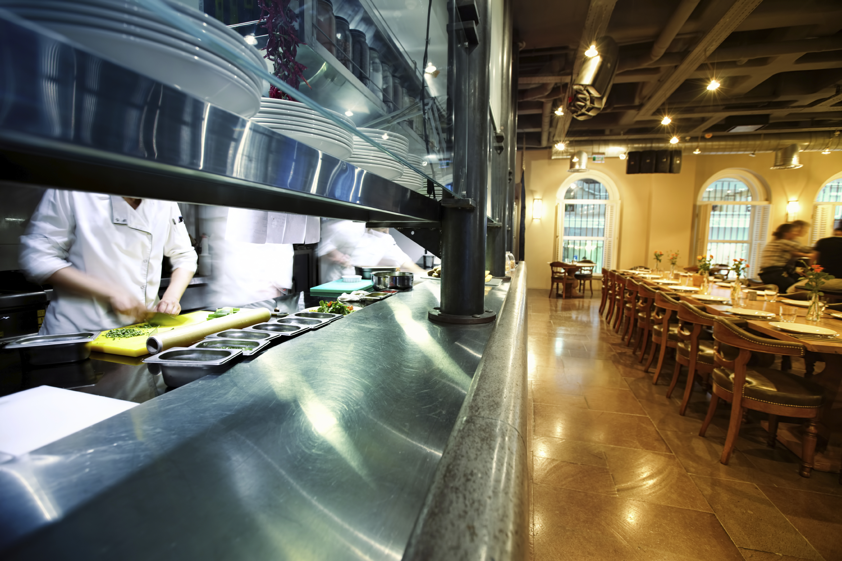 Commercial kitchen gas fitting