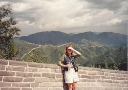 Jodi at Great Wall of China