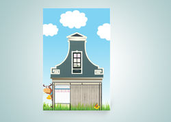 Dutch house illustration