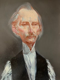Richard Bober: Peter Cushing as "Dr. Abner Perry"
