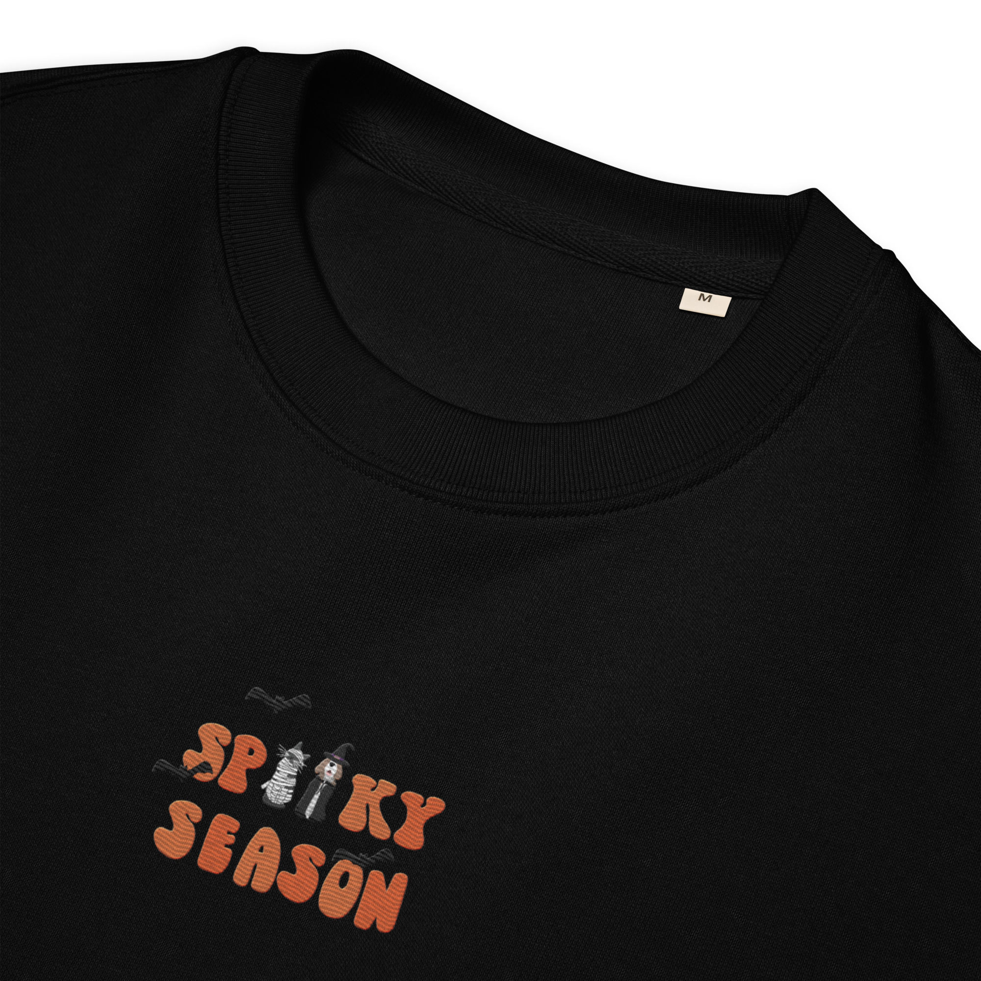 Spooky Season Embroidered Crew