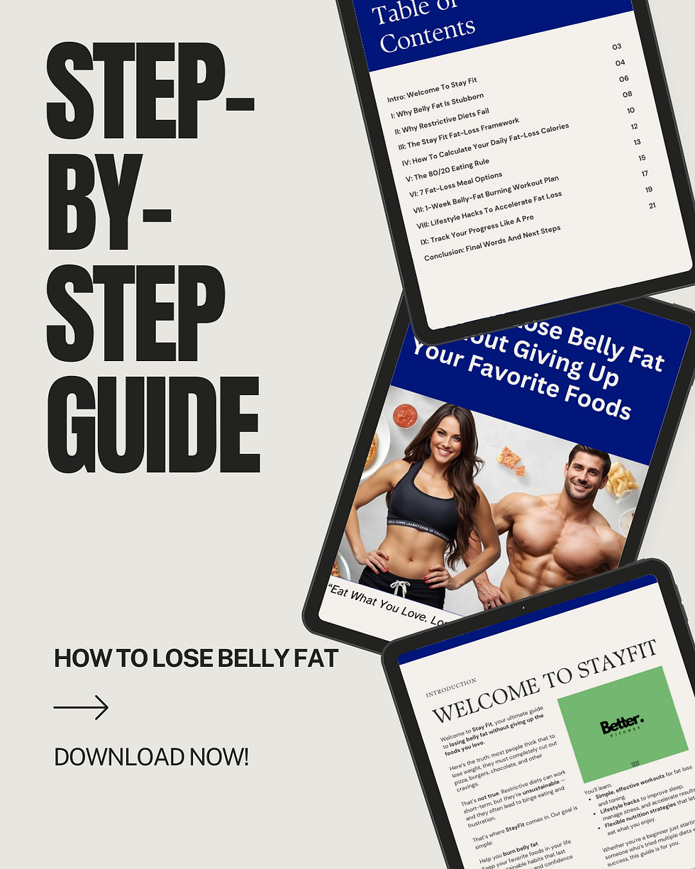 How to Lose Belly Fat Without Giving Up Your Favorite Foods